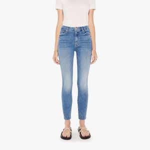 Mother the Looker High Waisted Ankle Jeans